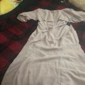 Off shoulder maxi dress